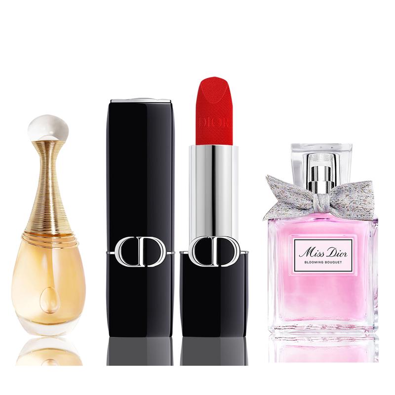 Dior Парфюм 999 Velvet поставляется с 5 мл True Eau de Parfum + 5 мл Цветочного аромата.