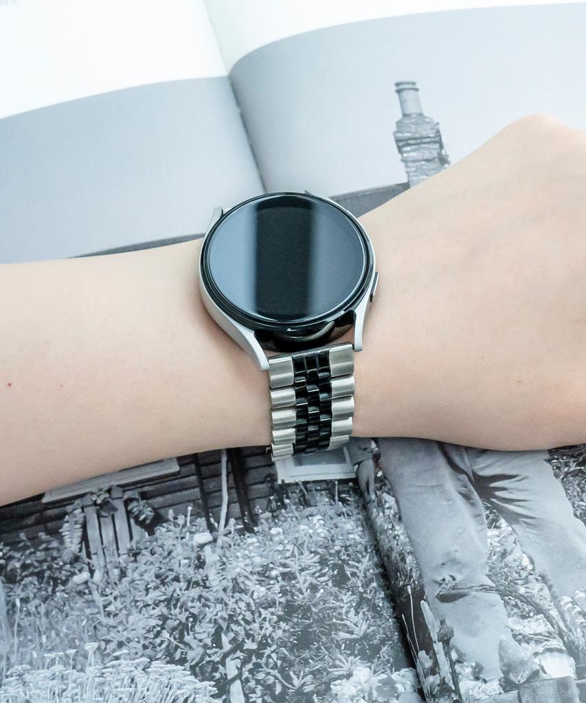 Nuateu [6 Цветов] Металлический Ремешок Jubilee для Galaxy Watch 20/22 мм