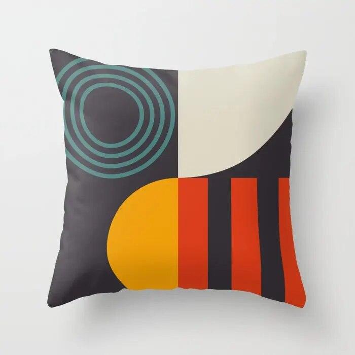 Спальня Гостиная Декор абстрактный узор диван подушки наволочки дома