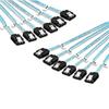 6pcs Sata 3.0 7 Pin SSD Connect Cable Splitter Extend Wire Adapter Core Converter for Server PC Computer Cable Accessories