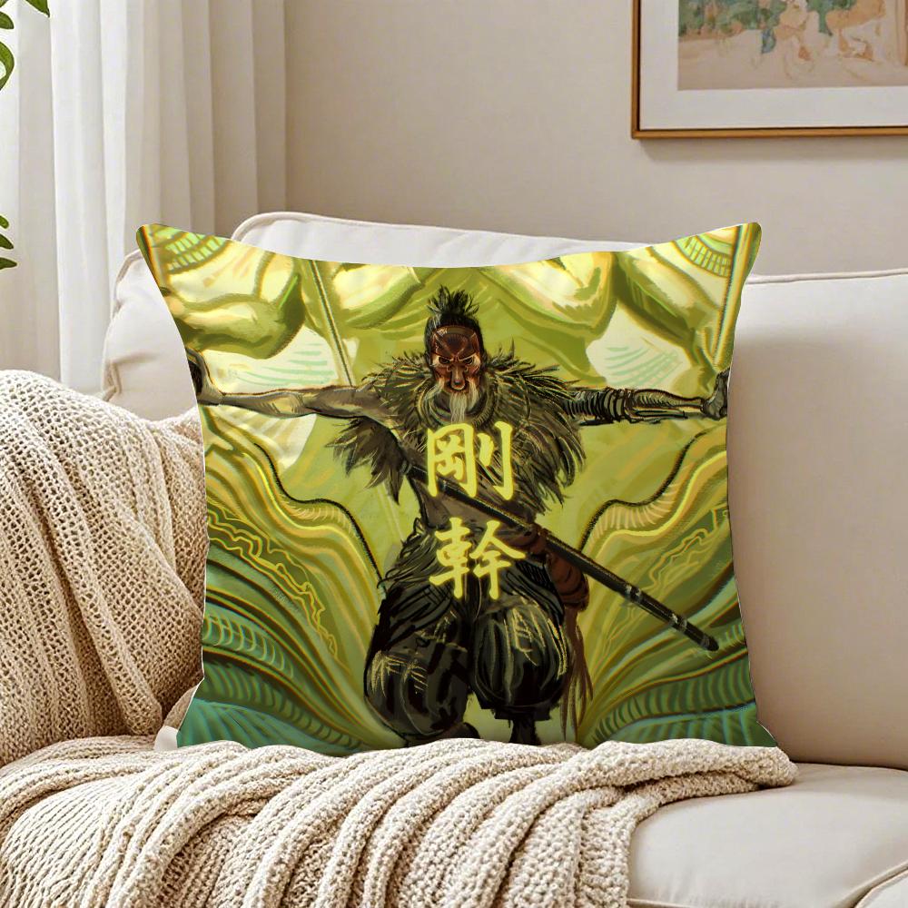 game SSekiro SShadows Die Twice Cushion Cover Pillowcase Antidustmite living Room Sofa Decor Cushion Room