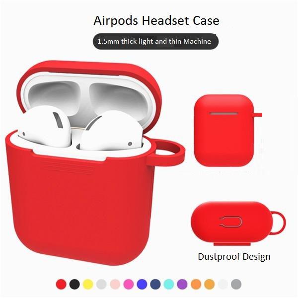 Силиконовый чехол с защитой от потери, защитный чехол для наушников Airpods 2