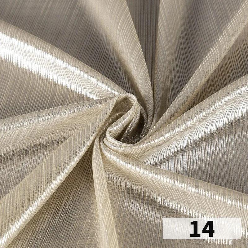1x1.45 Meter Metallic Gliter Soft Fabric Shiny Gold Silver Fashion High Stretch Bright Silky Cloth for Diy Sewing Dress Fabrics