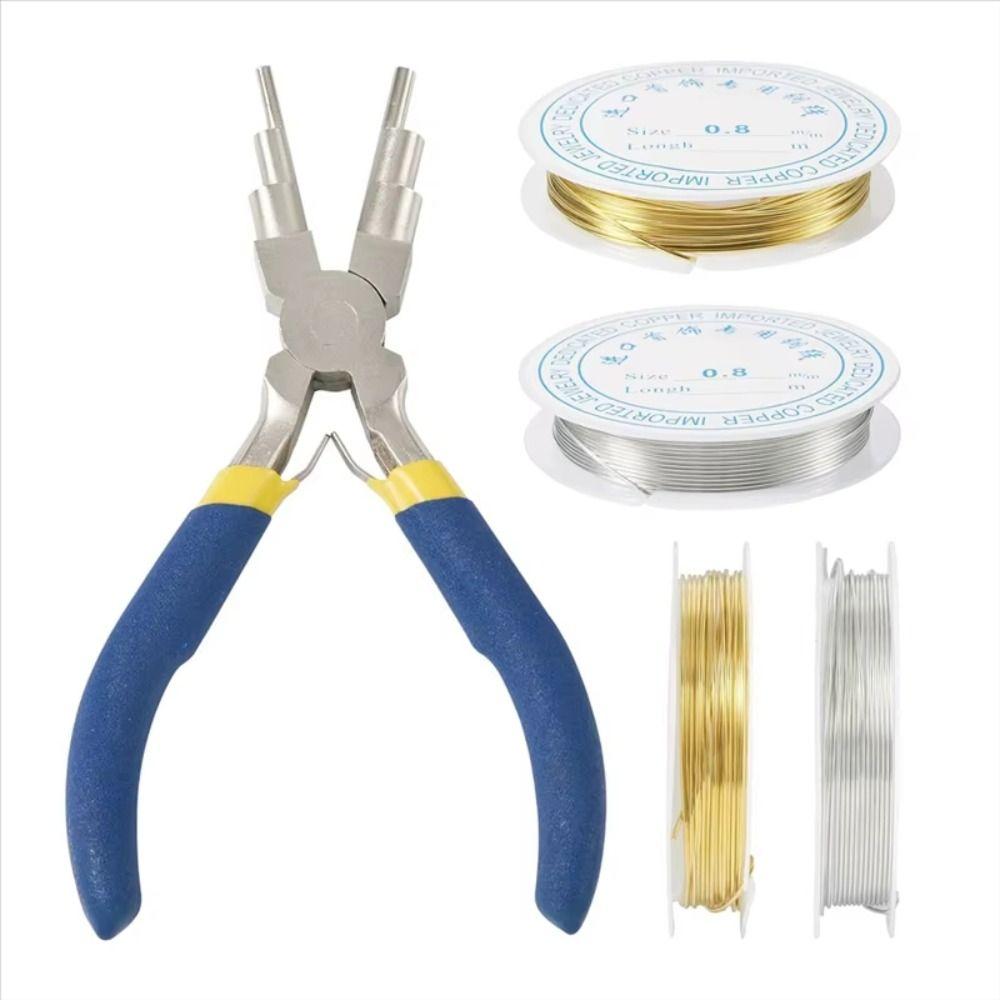 Инструмент для намотки катушек Шестисекционные плоскогубцы Устойчивые к ржавчине Плоскогубцы для изготовления дужек Ювелирные плоскогубцы Ювелирные изделия