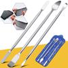 3PCS Repair Opening Pry Hand Tool Kit Blade Smart Phone Tablet PC Metal Spudger Disassemble Tools Se