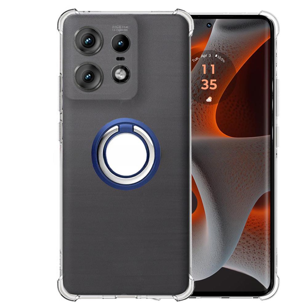Противоударный кольцевой держатель подушки безопасности, прозрачный чехол для Motolora Moto Edge 50 Pro, прозрачная мягкая задняя крышка для Moto Edge 50Pro