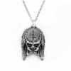 Horror Movie Alien Figure Mask Keychain Predator Head Pendant Keychain Men Jewelry Collier