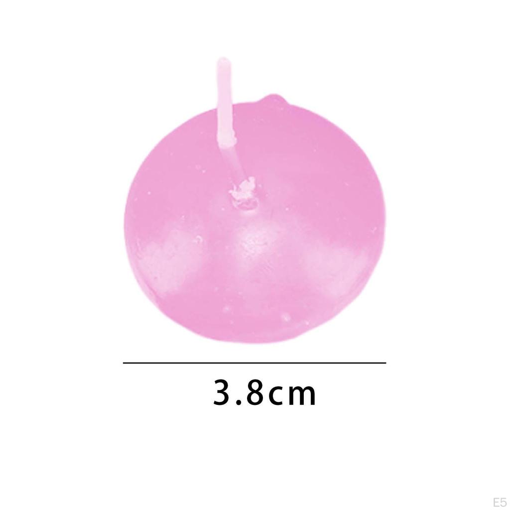 30Pcs Floating Candles Decor for Valentine's Day Christmas Party Celebration Red