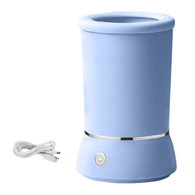 Перезаряжаемая автоматическая мойка лап для собак, электрическая чашка для чистки с силиконовыми щетками для ежедневного использования домашними кошками и собаками