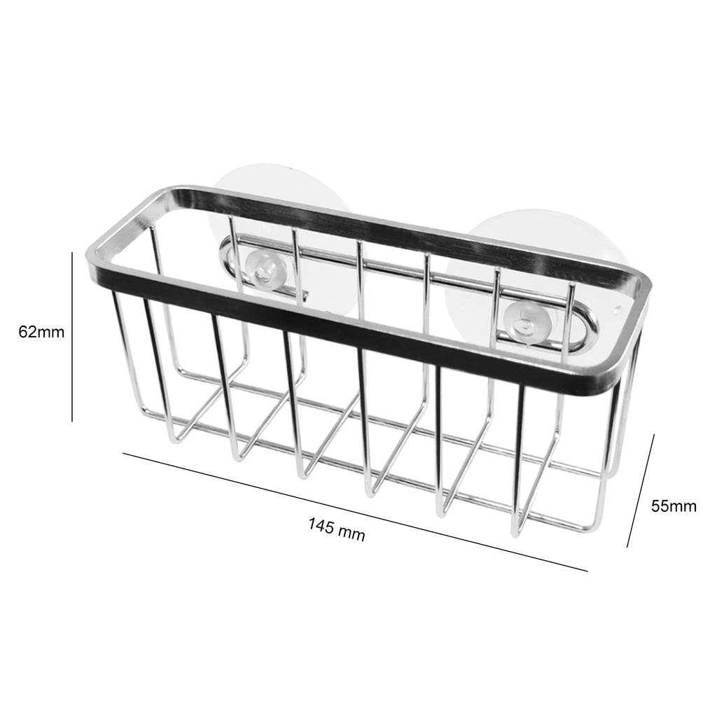 Kitchen Sponge Holder Stainless Steel Sink Basket Sorage Braket Rustproof Waterproof Liquid Drainer