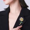 Versatile Sunflower Alloy Pin Multipurpose Decoration For Clothing Handbags Special Occasions Sturdy Wear