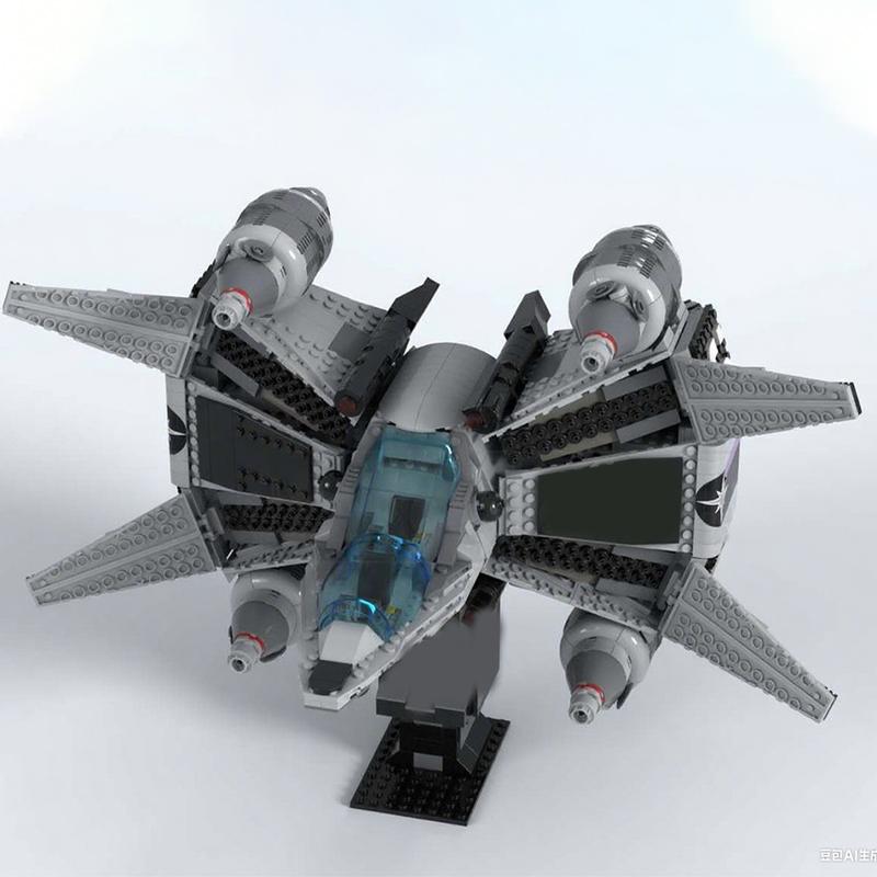 1520 шт. MOC Gunstar The Last Starfighter Creator Модель Строительные Блоки Конструктор Рождественские Подарки Игрушка Креативная DIY Идея Дети