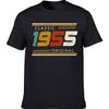 New Men Made In 1955 70th Birthday 70 Years Old T Shirt Oversize Printed Casual Tee Shirt Short Sleeve Vintage Couples T-Shirt