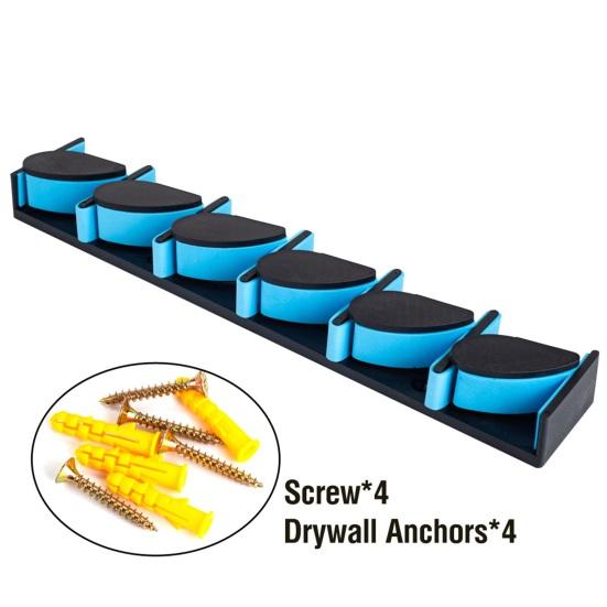 Wall Mount Fishing Rod Holder Adjustable Heavy Duty Vertical 3 To 19MM Fishing