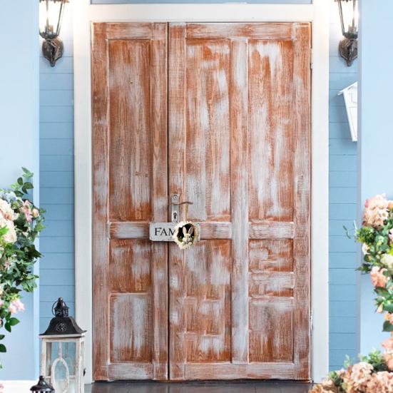 1/5Pcs Easter Rabbit Ornament Easter Bunny Tree Hole Acrylic Pendant Door Window Hanging Decoration for Holiday Home Decor