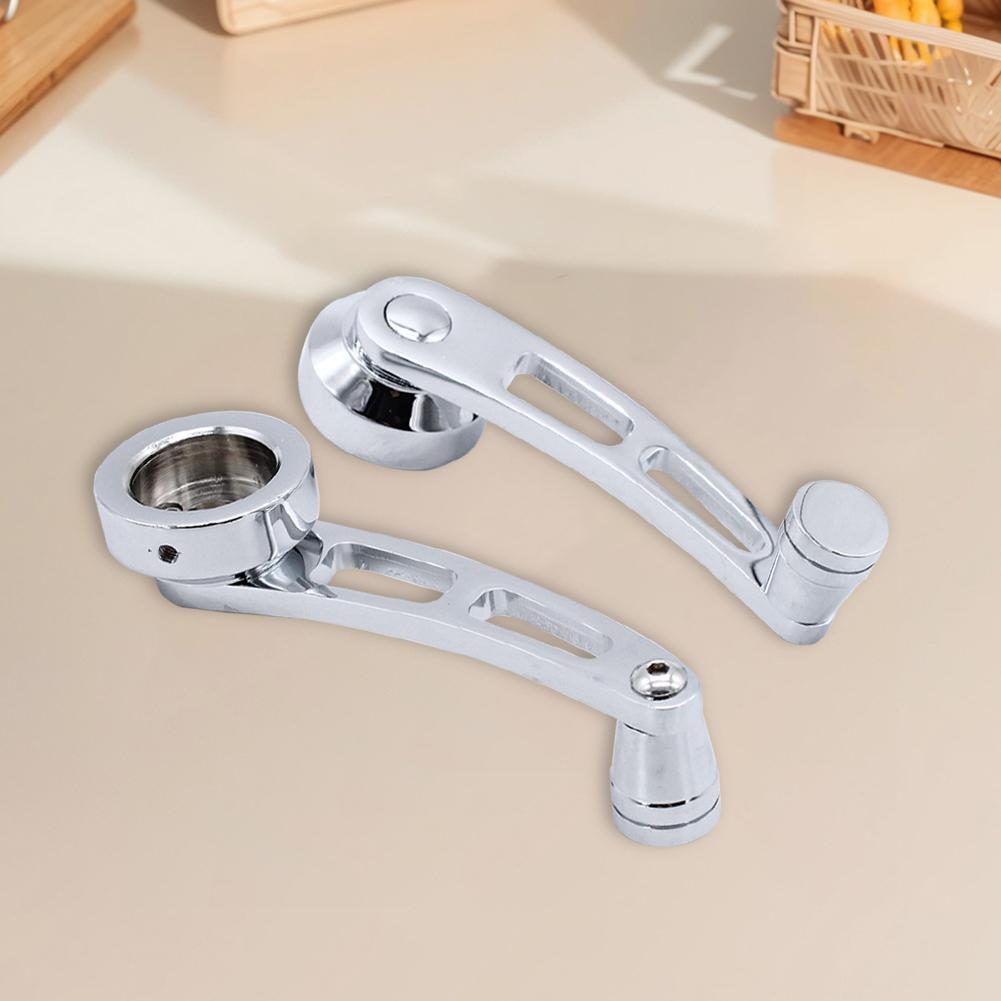 2 комплекта ручек стеклоподъемника с ручным приводом, хромированные, из кованого алюминия, ручки стеклоподъемника, замена для классического автомобиля Chevrolet