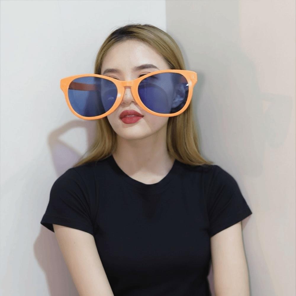 Oversized Party Props Plastic Funny Glasses Music Festival Photo Props Hawaii Tropical Party