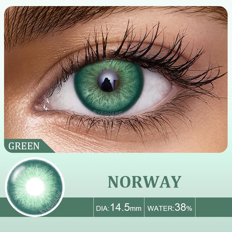 Eyeshare Натуральные цветные линзы для глаз, 2 шт. цветные контактные линзы для глаз, синие косметические контактные линзы для глаз, ежегодные косметические цветные линзы