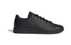 adidas Neo ADVANTAGE Нескользящие Низкие Детские Скейтбордические Кроссовки Черные Дети Возраст 3 7 Лет EF0212