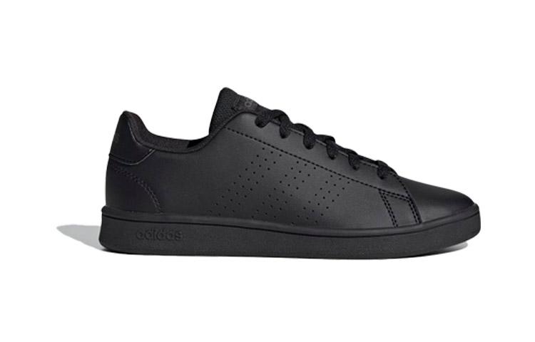 adidas Neo ADVANTAGE Нескользящие Низкие Детские Скейтбордические Кроссовки Черные Дети Возраст 3 7 Лет EF0212