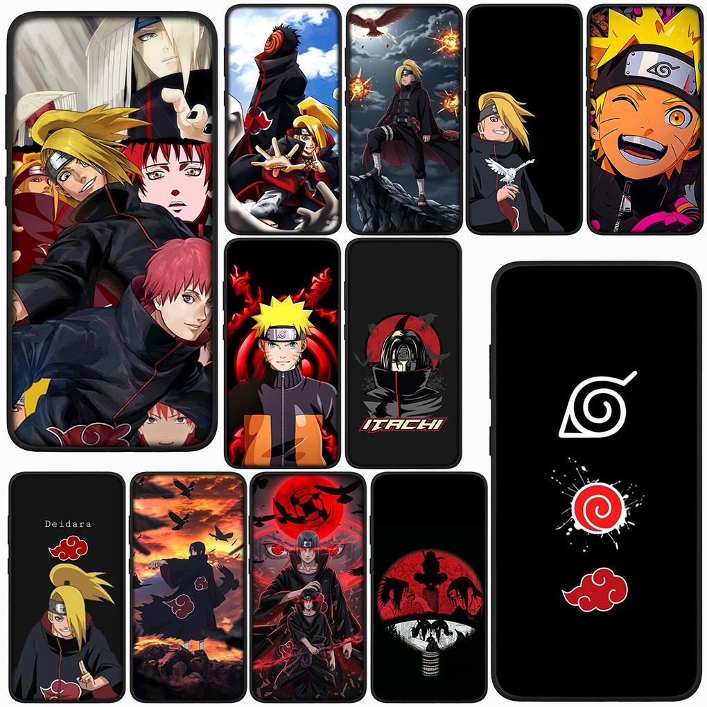for Apple iPhone 16 15 14 11 Pro Max 6 7 8 Plus + SE2 SE3 SE 2022 2020 8+ Phone Case Akatsuki Deidara Narutos Itachi Uchiha