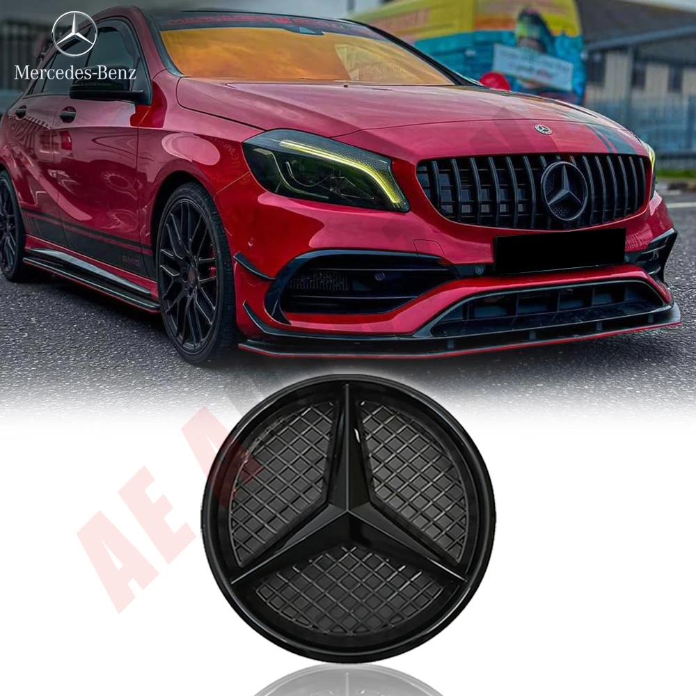 FXIK3 ABS1pcs Car Front Grille Star Emblem Logo For Mercedes Benz W176 W246 W205 W212 W207 W217 W251 R231 W166 X166 X204