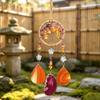 Tree of Life Crystal Suncatcher Hanging Ornament Rainbow Maker Window Hanging ForHealing Yoga Home Decor