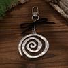 Спиральный кулон-брелок из сплава, корейский бархатный кулон, оригинальный дизайн, универсальный, персонализированный, в стиле Ins, милый, крутой, с бантом, подходит для женщин