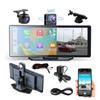 Портативный 10,26-дюймовый HD IPS сенсорный экран автомобильный стерео радио 4K видеорегистратор двойной экран дисплей интеллектуальный