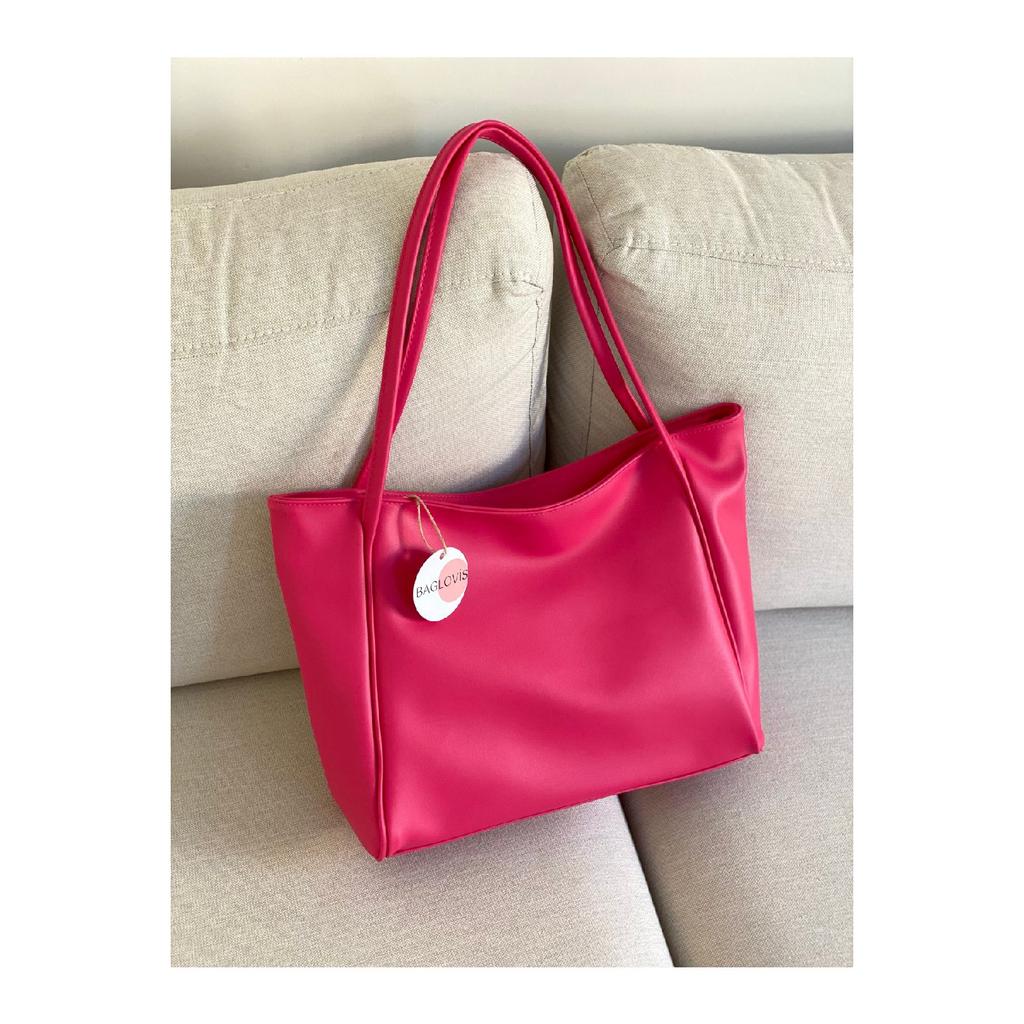 Large Size Soft Leather Women's Bag
