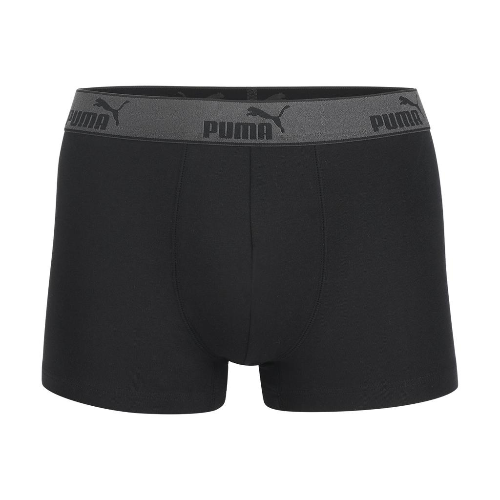 Puma Solid Color Letter Logo Sports Casual Boxer Briefs 3-Pack Men Underwear 701229116-003