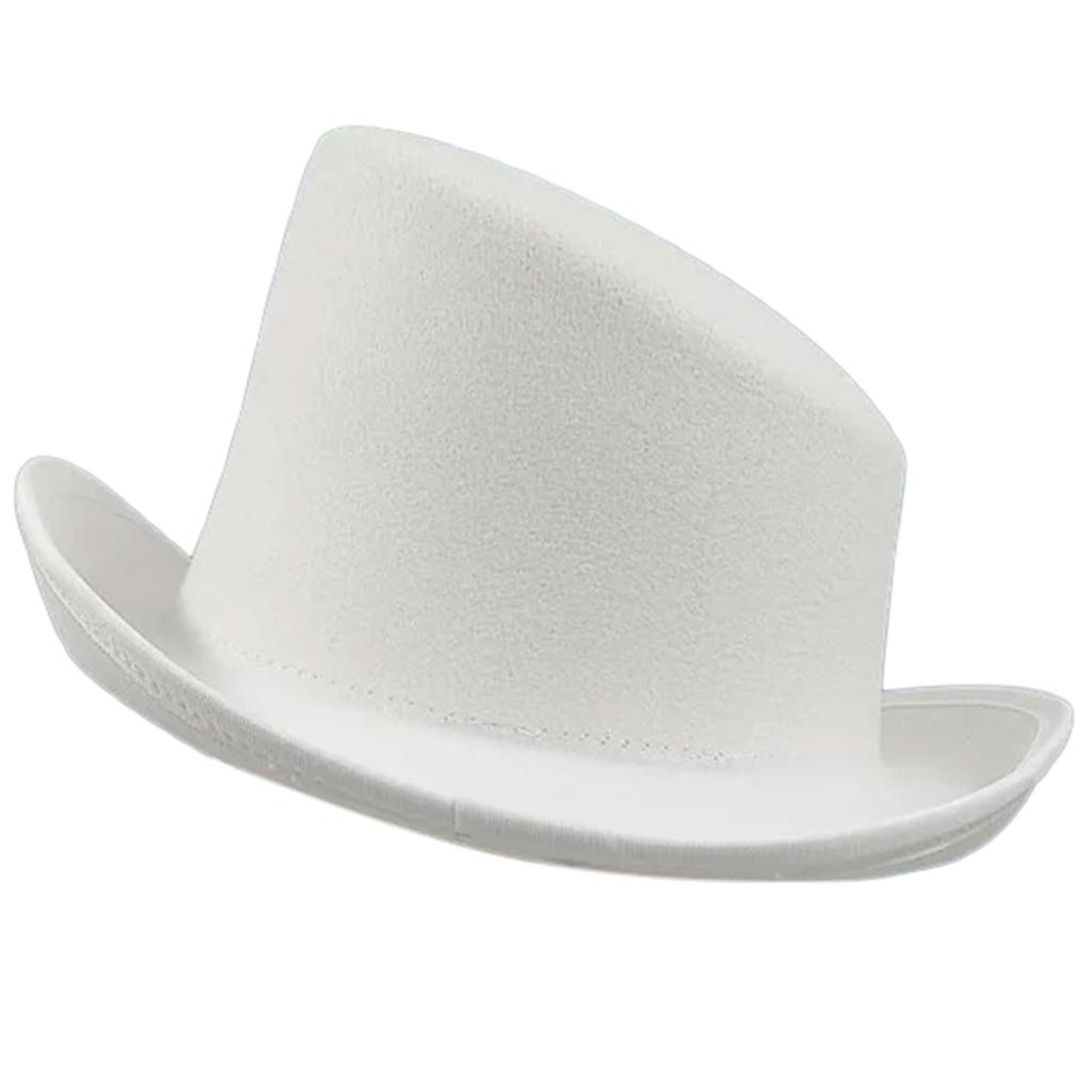 Элегантная стильная шляпа из шерстяного фетра, высокая шляпа с загнутыми полями, шляпа в стиле Mystery Styles для вечеринок и выступлений