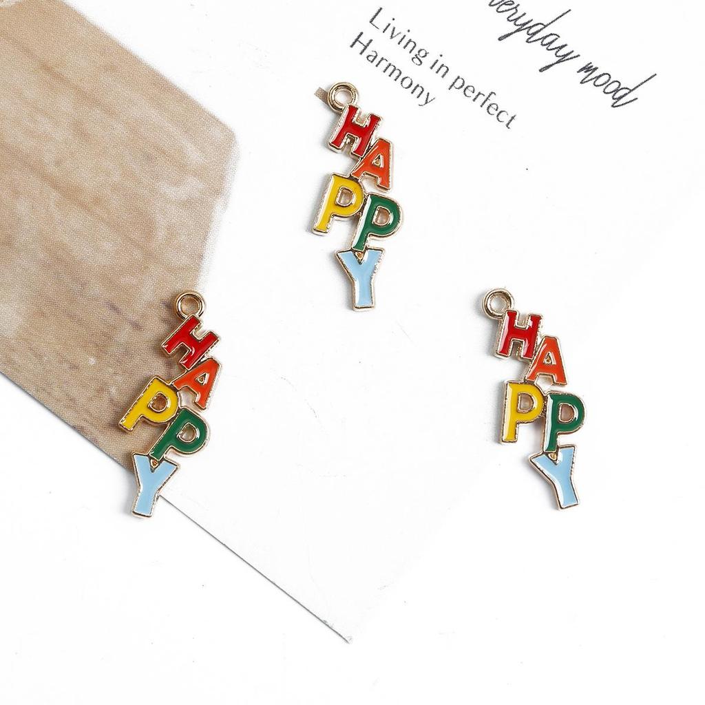 4 шт. несколько стилей, сплав металла, капли масла, красочные аксессуары для изготовления ювелирных изделий, ожерелье, браслет, серьги «сделай сам»