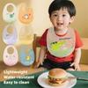 Waterproof Baby Stuff Silicone Children Food Apron Cute Baby Food Napkin  Baby Feeding Stuff