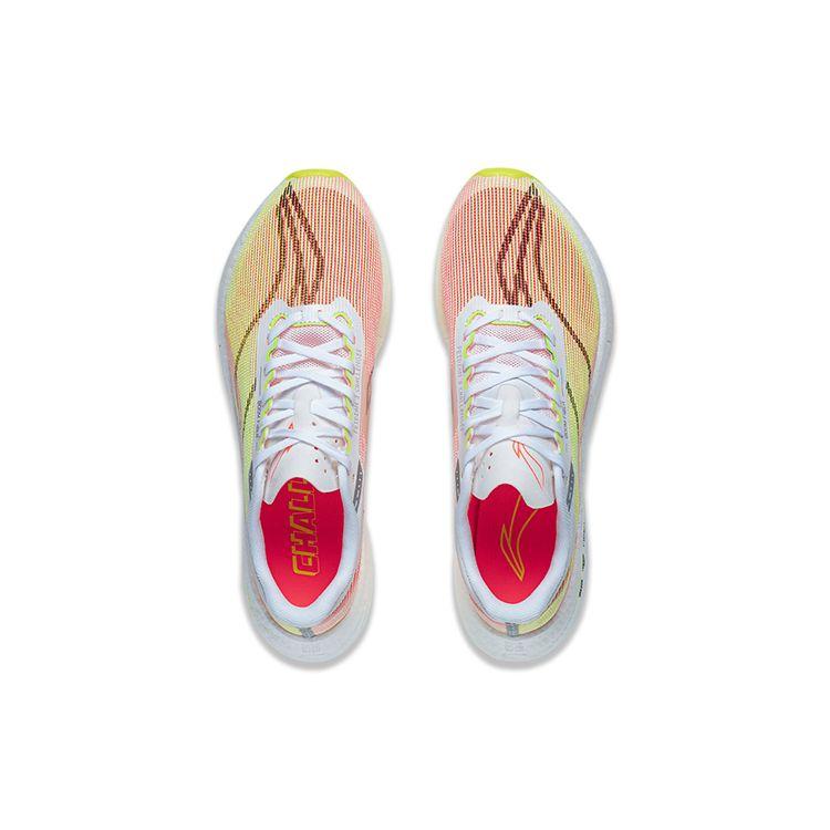 Кроссовки женские Li Ning Feidian 3.0 Challenger универсальные амортизирующие нескользящие износостойкие с низким верхом розовые белые ARMT038-1