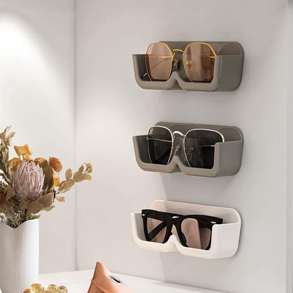 Punch-free Sunglasses Storage Holder Plastic Myopia Glasses Display Rack Bedroom