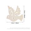 Wooden Peace Dove Cutouts, Pendants Peace Dove Hanging Chips for DIY Crafts, Perfect for Christmas, Thanksgiving Decoration