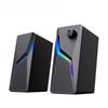 Компьютерные игровые колонки PC Sound Box HIFI Стерео Микрофон USB Проводные С LED RGB подсветкой Мощный Бас 2.0 Динамик