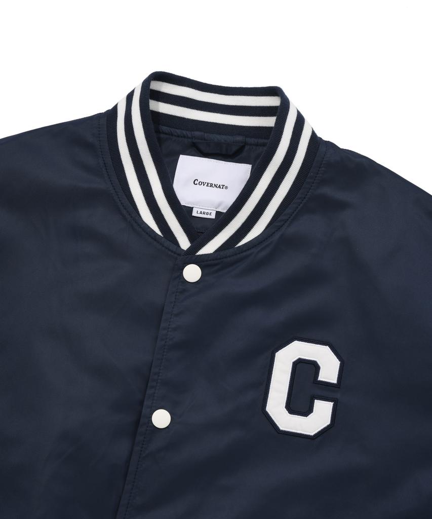 Covernat C Logo Varsity Jacket Navy