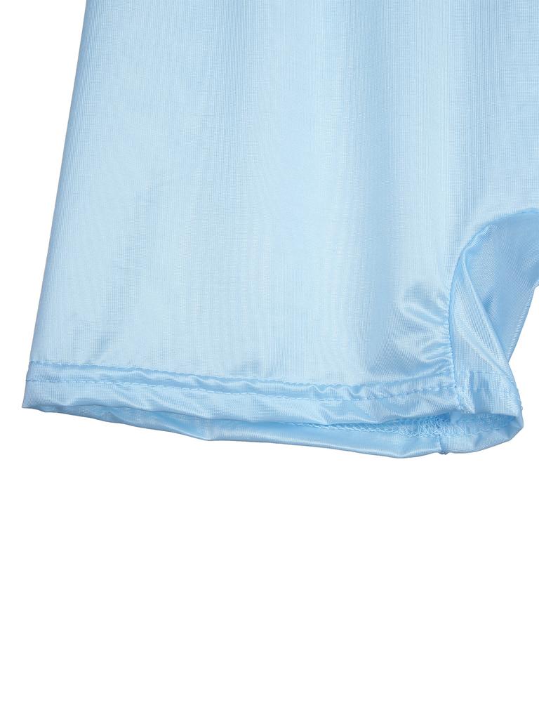 Женские полупрозрачные шорты, глянцевые эластичные шорты с низкой посадкой, нижнее белье, ночное белье