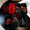 Чехол для телефона G-Gears Of W-War-es для iPhone 17, 16, 15, 14, 13, 12, 11 Plus, Pro Max, Другие, Мягкий Черный Чехол