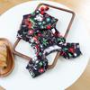 Pet Winter Warm Pajamas With Harness Loop Small Dogs Cats - Christmas Plaid Hooded Bodysuit