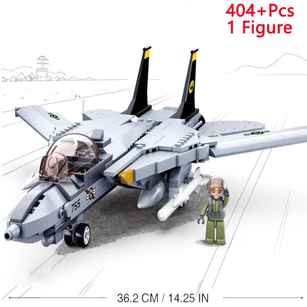 SLUBAN Военный King of Jaeger AH-1Z VIPER Gunship Вооруженный вертолет Строительные блоки Комплект кирпичей Классическая модель игрушки для детей Подарки