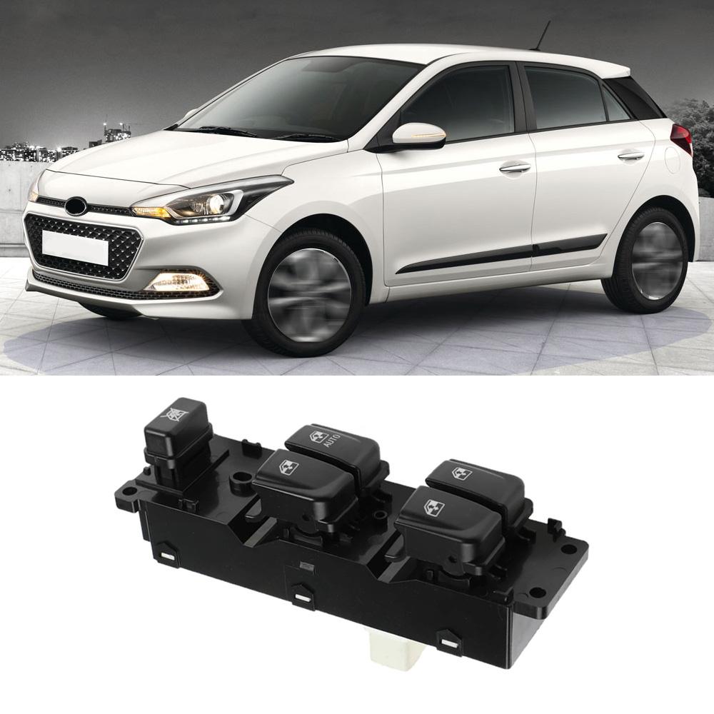 14 контактов Переключатель стеклоподъемника Подходит для Hyundai i20 Хэтчбек 2008-2015 Кнопка переключателя управления главным стеклоподъемником 93570-1J100