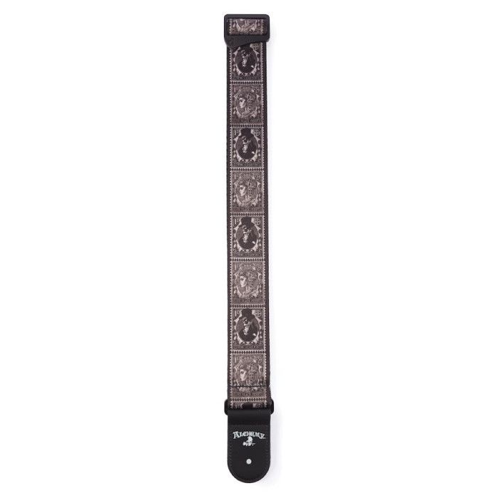Sangle - daddario - 50al09 - polyester - motif alchemy gothic - longueur réglable 89-151 cm