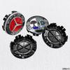 SUK3 New4 Pièces/ensemble 75mm Capuchons De Moyeu De Roue De Voiture Pour Mercedes Benz AMG Emblème GLA200 W203 W204 W205 W209 W210 W