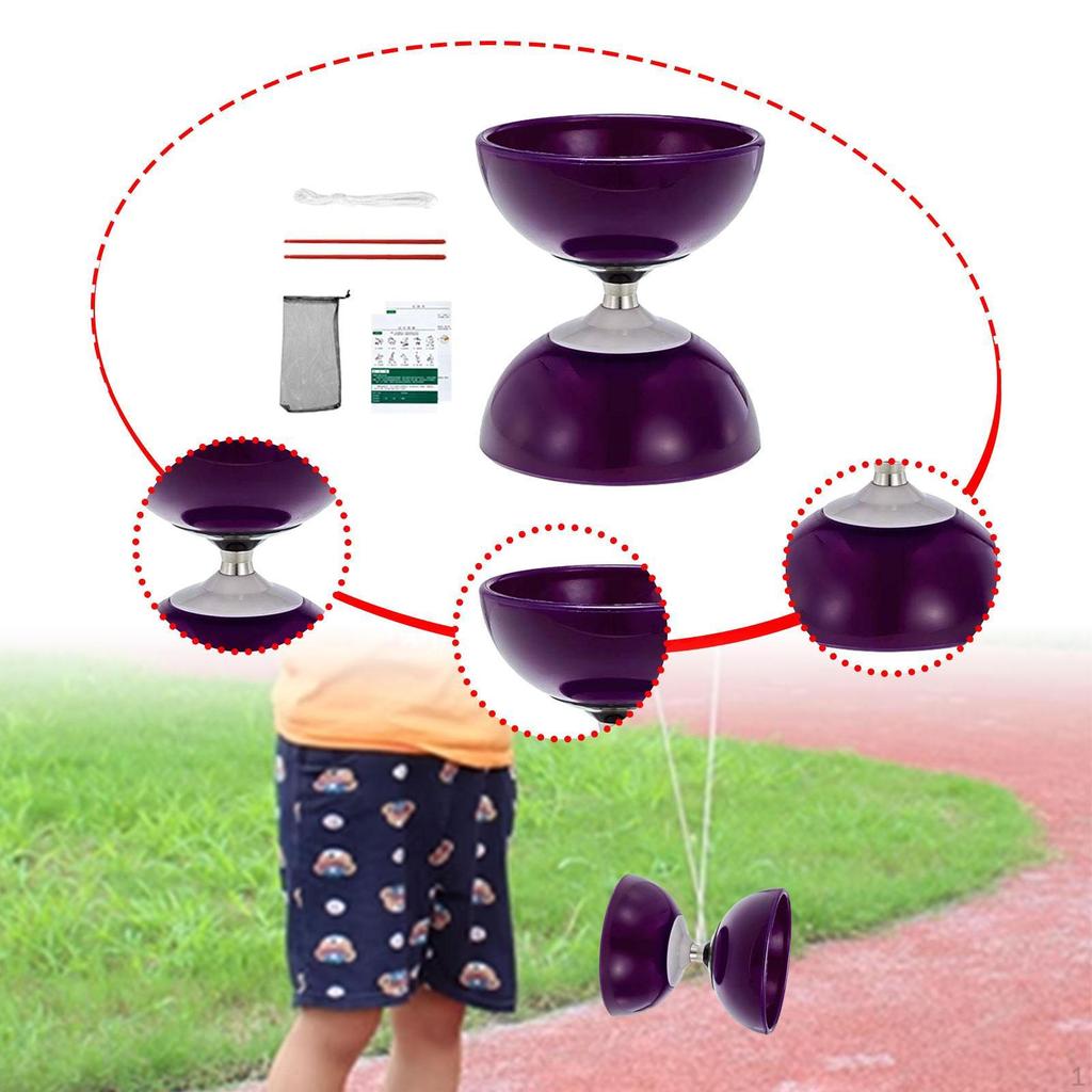 Китайское дьяболо йо-йо игрушка 1 сетчатый мешок навык жонглирования для детей