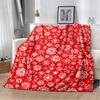 Snowflake Christmas Soft Film Plush Sofa Bed Throwing Cartoon  Blankets Modern Flannel Blanket Cover Gedruckt Bettdecke Geschenk