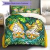 Two Tigers  Pattern Bedding Quilt Set  Home Decoration  Gift (1 * duvet cover + 2 * pillowcase, without core)