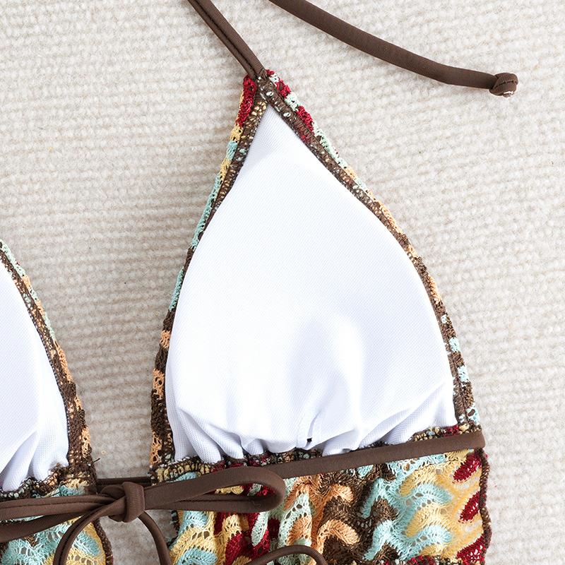 Сексуальный купальник танкини на бретелях, стринги, треугольный, женский, из двух частей, с подкладками, для плавания, женский купальный костюм, пляжная одежда, лето